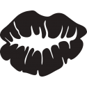 Отпечаток женских губ