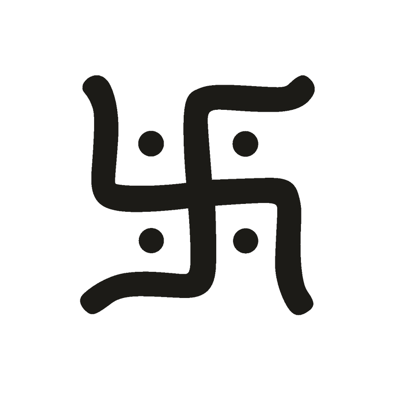 Символ свастики в Индии. Знак удачи в индии
