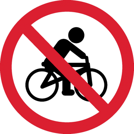 Ездить на Велосипеде Запрещено 1