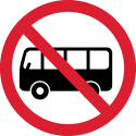Автобусам въезд Запрещен 1