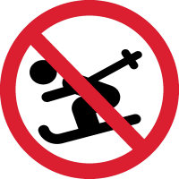Кататься на Лыжах Запрещено 1