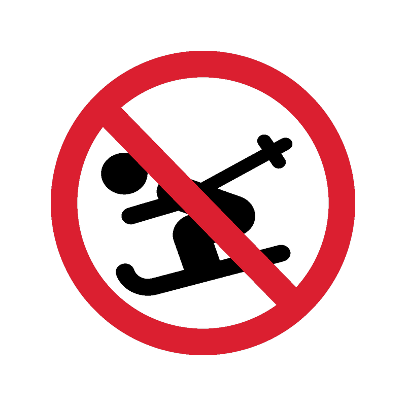 Катание запрещено табличка. Спуск запрещен табличка. Запрещающие знаки лыжи. Знаки запрещающие спуск на лыжах.
