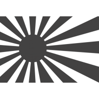 Стилизованный флаг Японии
