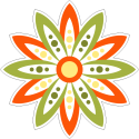 Разноцветный цветок лотоса