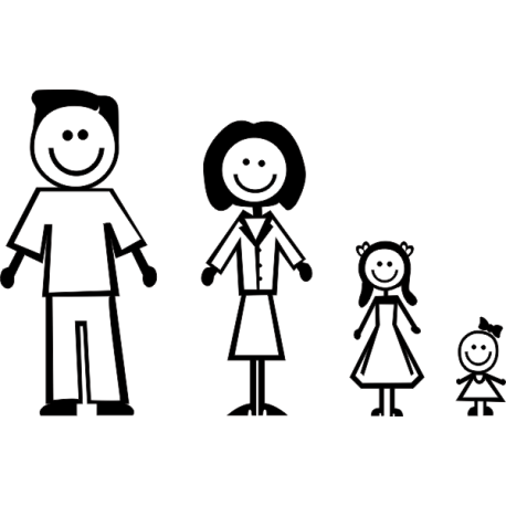 Мама папа дочка сестра. Семья рисунок. Схематичное изображение семьи. Семья схематичный рисунок. Семья рисунок для детей.