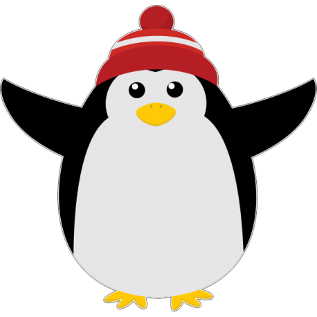 Пингвин в шапке