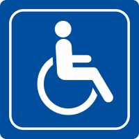 Международный знак инвалид