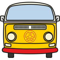 Хиппи автобус Volkswagen T1