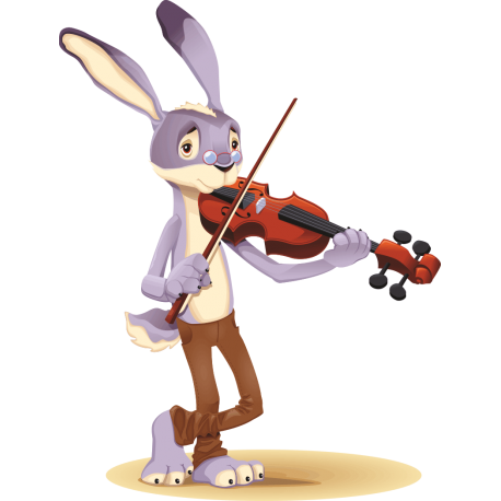 Кролик со скрипкой