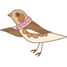 Птица в шарфе