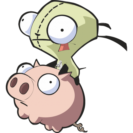 Invader zim gir piggy -  Захватчик Зим и поросенок Гир