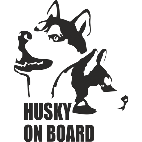 Husky on board - Хаски на борту