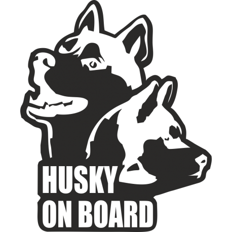 Husky on board - Хаски на борту