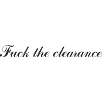Fuck the clearance - Тр*хни зазор