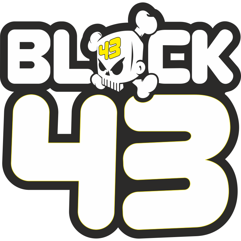 Logo block. Кен блок 43. Логотип Кен блок 43. Ken Block наклейка. Наклейка Ken Block 43.