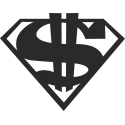 Доллар в стиле супермена