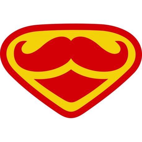 Усы в стиле супермена