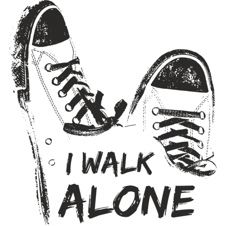 I walk alone - Я иду один