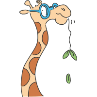 Жираф в очках