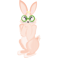 Крольчиха в зеленых очках