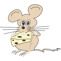 Мышь есть сыр