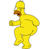 Гомер из мультфильма "Симпсоны"