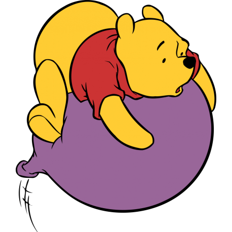 Винни-Пух на воздушном шарике из мультфильма "Новые приключения Винни-Пуха"