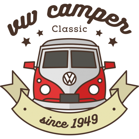 Красный Фольксваген Т1 VW Camper