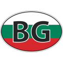 Флаг Болгарии в овале
