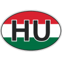 Флаг Венгрии в овале