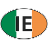 Флаг Ирландии в овале