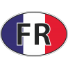 Флаг Франции в овале