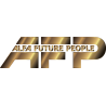 Золотой логотип AFP Alfa Future People - фестиваль электронной музыки и технологий