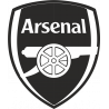 Логотип Arsenal FC - Арсенал черно-белый