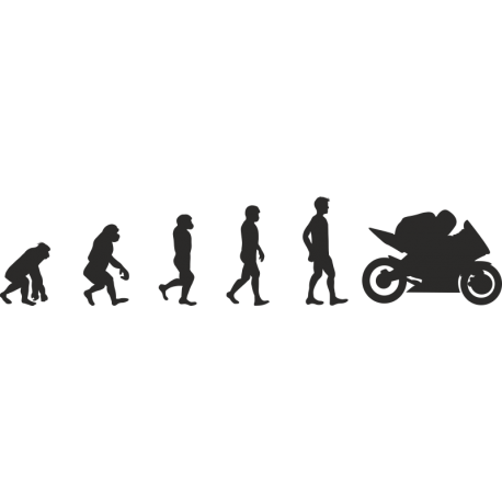 Эволюция от обезьяны до Байкера 1