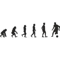 Эволюция от обезьяны до Футболиста 2