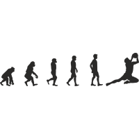 Эволюция от обезьяны до Футболиста 7