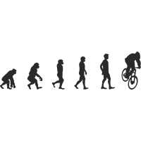 Эволюция от обезьяны до Велосипедиста 2