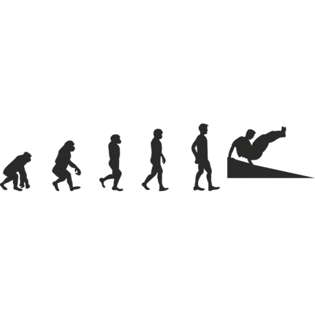 Эволюция от обезьяны до Паркурщика 1