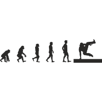 Эволюция от обезьяны до Брейкдансера