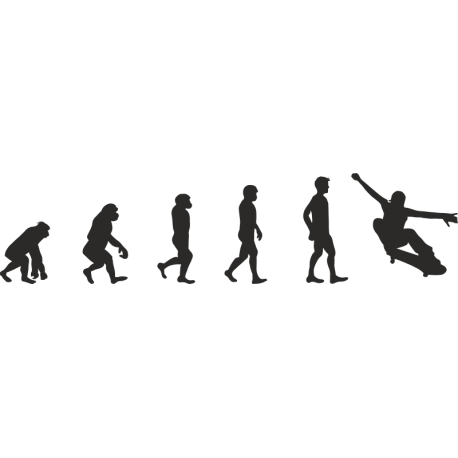 Эволюция от обезьяны до Скейтбордиста 3