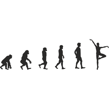 Эволюция от обезьяны до Танцора балета 2