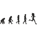 Эволюция от обезьяны до Бегуна 4
