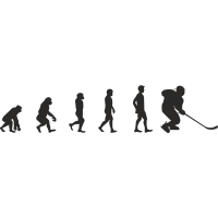 Эволюция от обезьяны до Хоккеиста 3