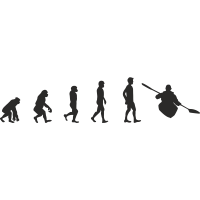 Эволюция от обезьяны до Спортсмена-байдарочника 1