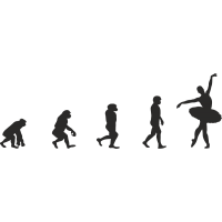 Эволюция от обезьяны до Балерины 7