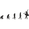 Эволюция от обезьяны до Балерины 7
