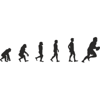 Эволюция от обезьяны до игрока Американского Футбола 3