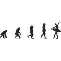 Эволюция от обезьяны до Балерины 9