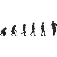 Эволюция от обезьяны до Скрипача 1